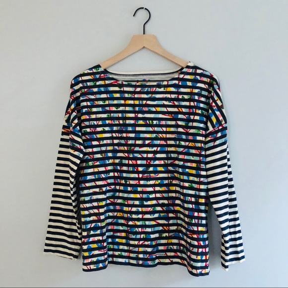 MICHAEL DE FEO J.CREW STRIPED T-SHIRT small - Picture 7 of 8